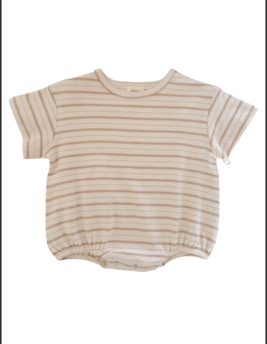 Honey Striped T-Shirt Romper