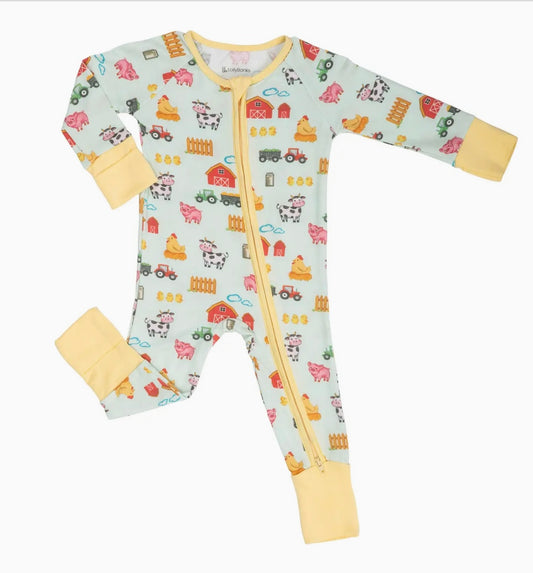 Farmyard Friends Zip Footie