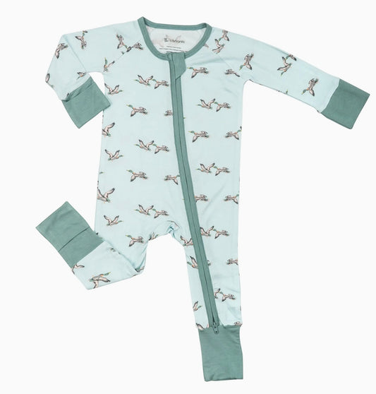 Mallard Meadow Zip Footie
